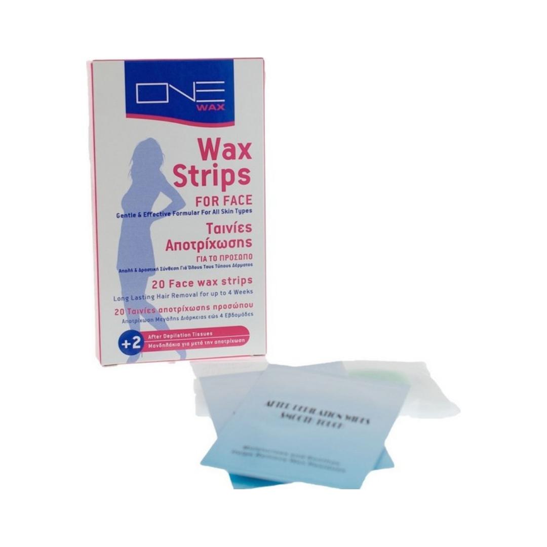 ONE Facial Ready To Use Waxing Stripes 20pcs