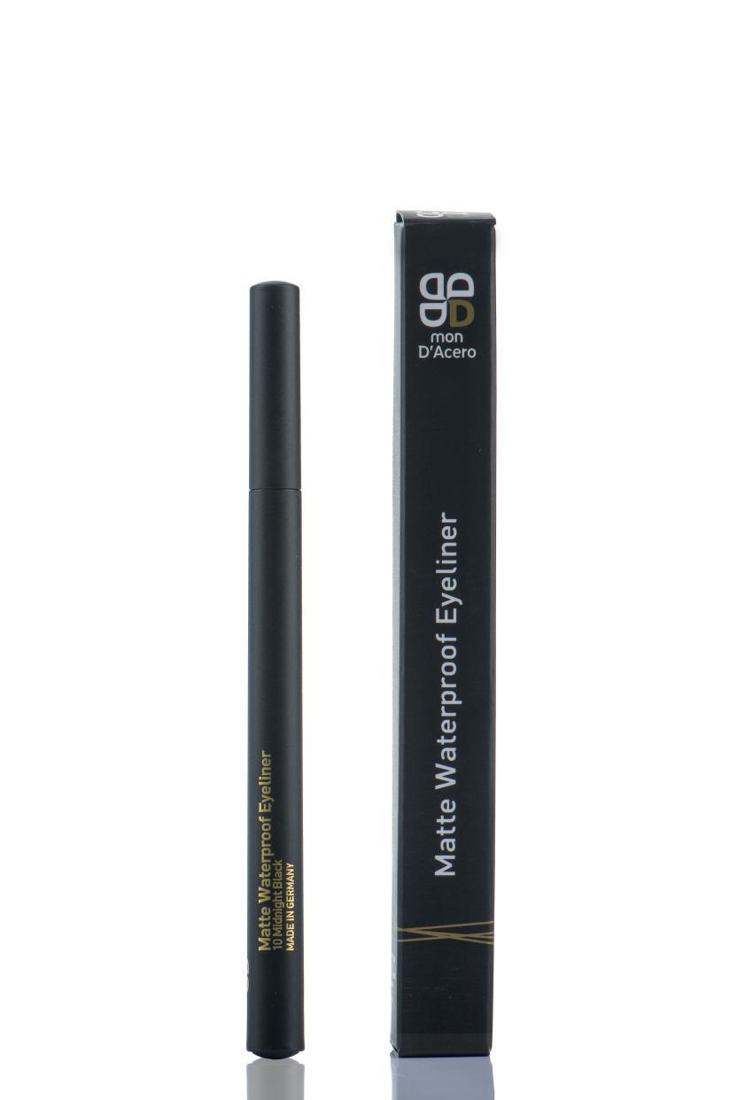 Mon D'acero  Matte Waterproof Eyeliner 10 Midnight Black