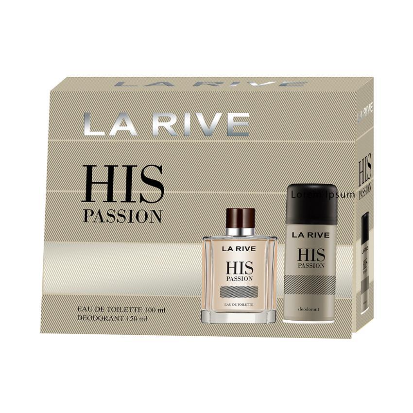 His Passion EDT 100ml SPR + Deo Spray 150ml