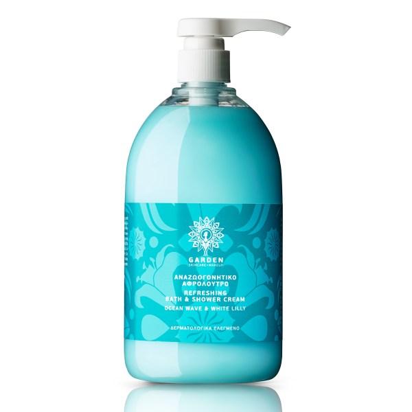 Refreshing Bath & Shower Cream Ocean Wave & White Lilly 1L