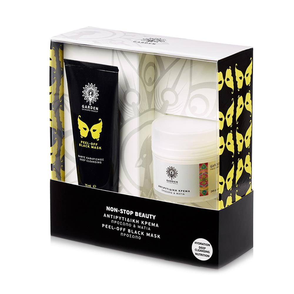 Non Stop Beauty-Peel Off Black Mask + Anti-Wrinkle Face Cream