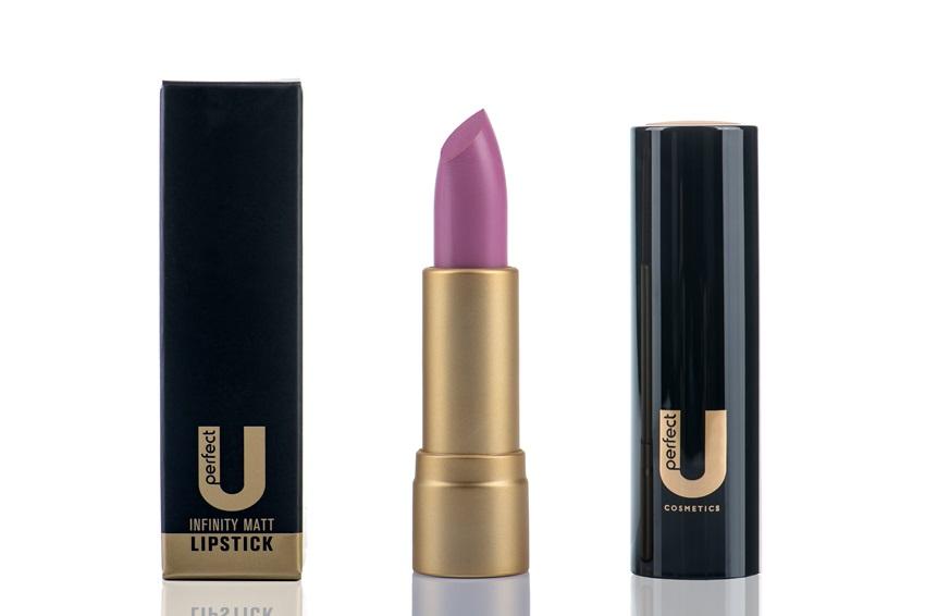 Perfect U Infinity Matte Lipstick No.018 She is Rabel