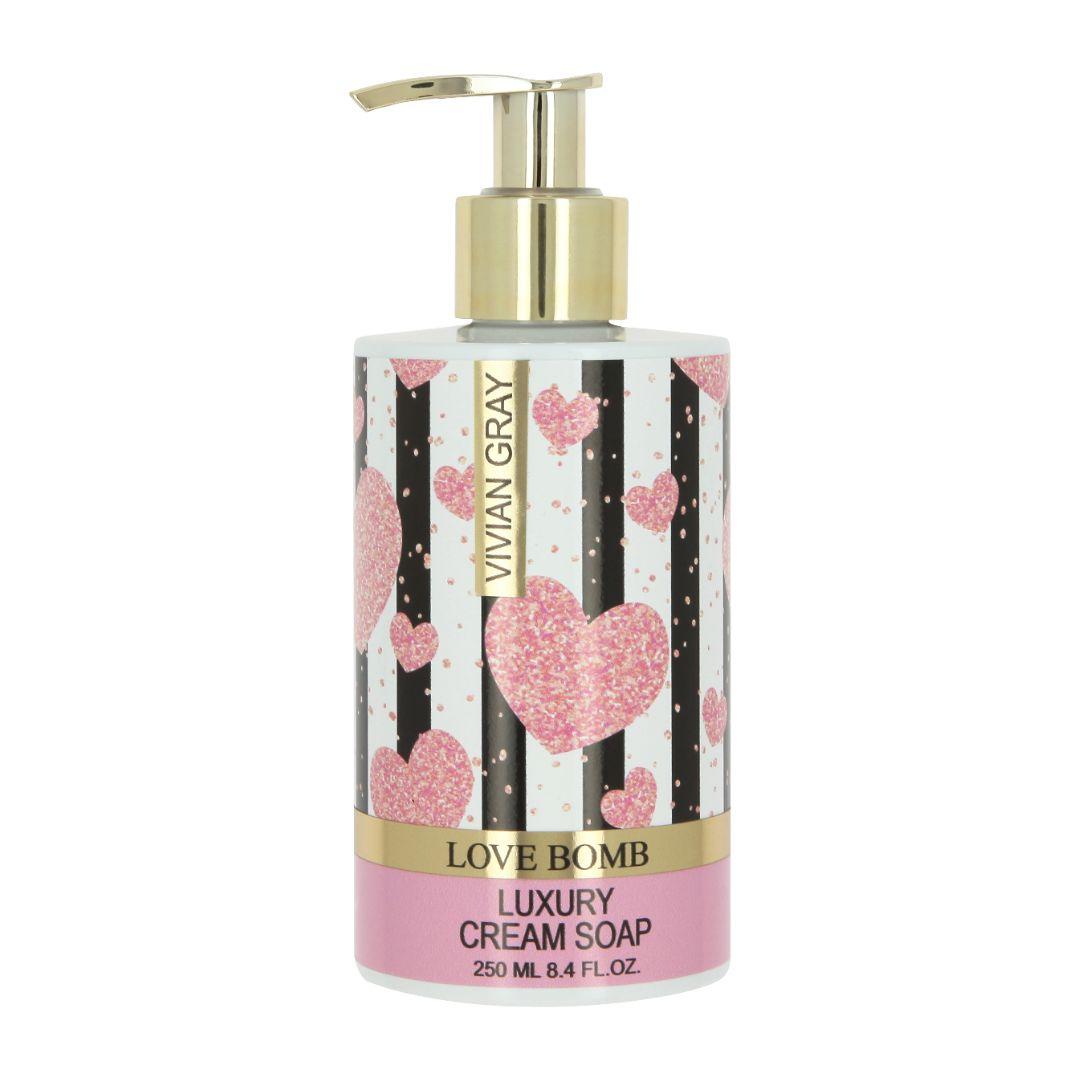 Vivian Gray Cream Soap 250ml Love Bomb