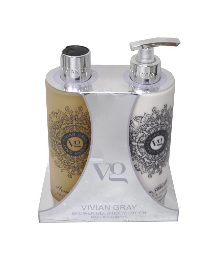 Vivian Gray Set Aroma S/Gel+B/Lotion Grapefruit&Vetiver 2X500ml