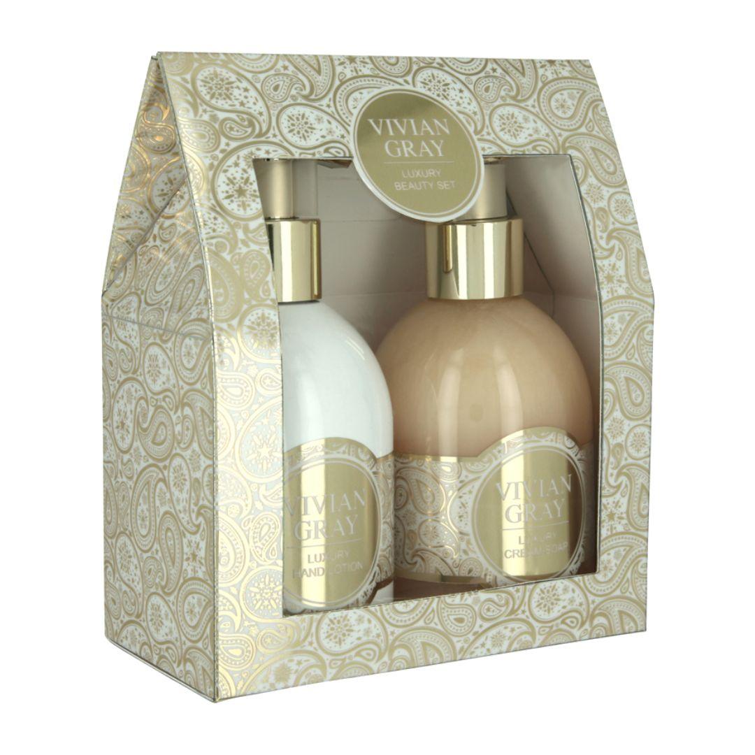 Vivian Gray Romance Set Cream Soap & Hand Lotion  2 X 250ml