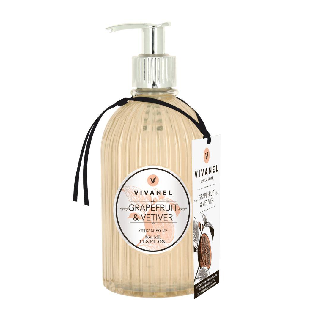 VIVANEL Cream Soap 350 ml Grapefruit & Vetiver