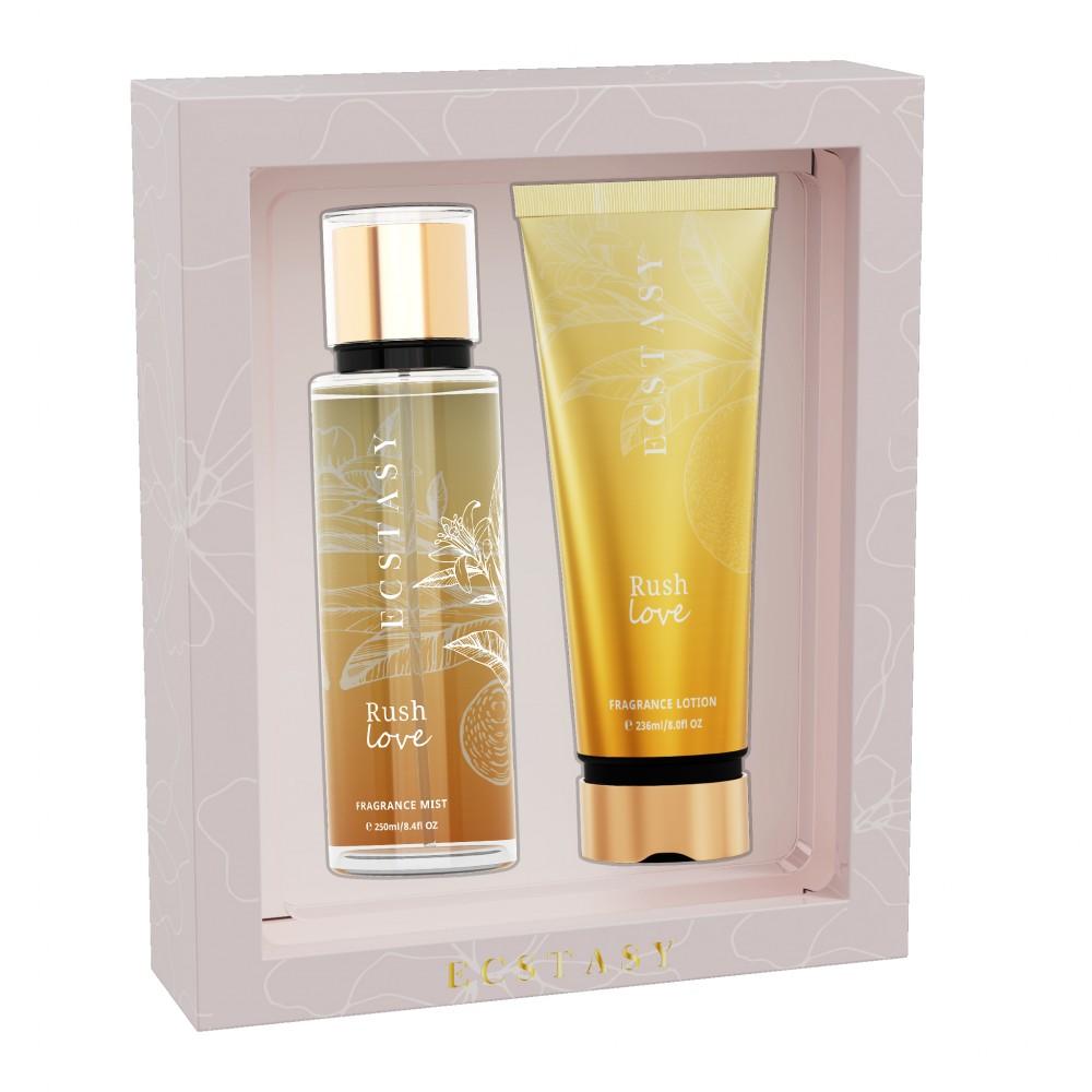 Gift Set - Rush Love Body Lotion 236ml + Body Mist 250ml