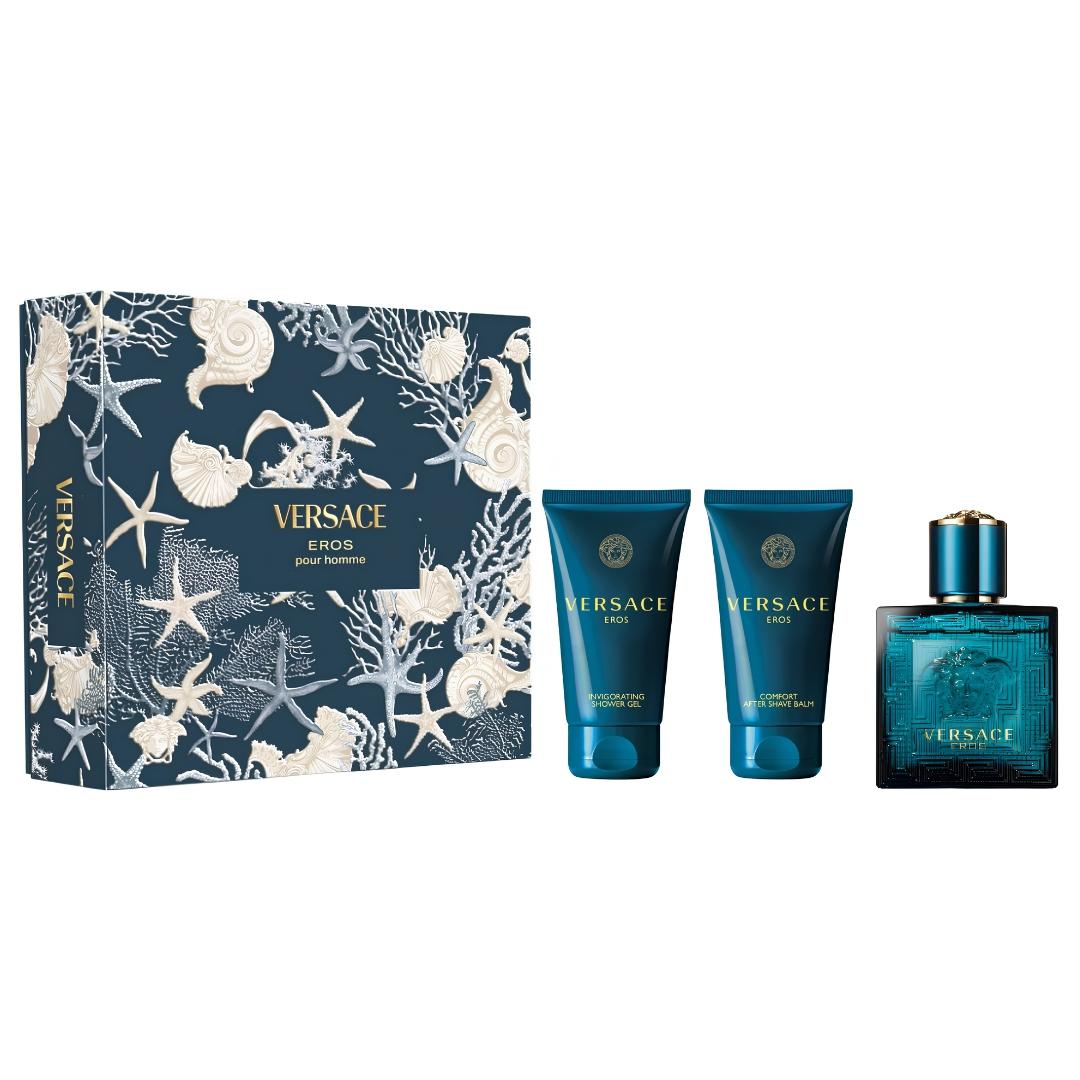 Gift Set - Eros EDT 50ml + Shower gel 50ml + After shave balm 50ml