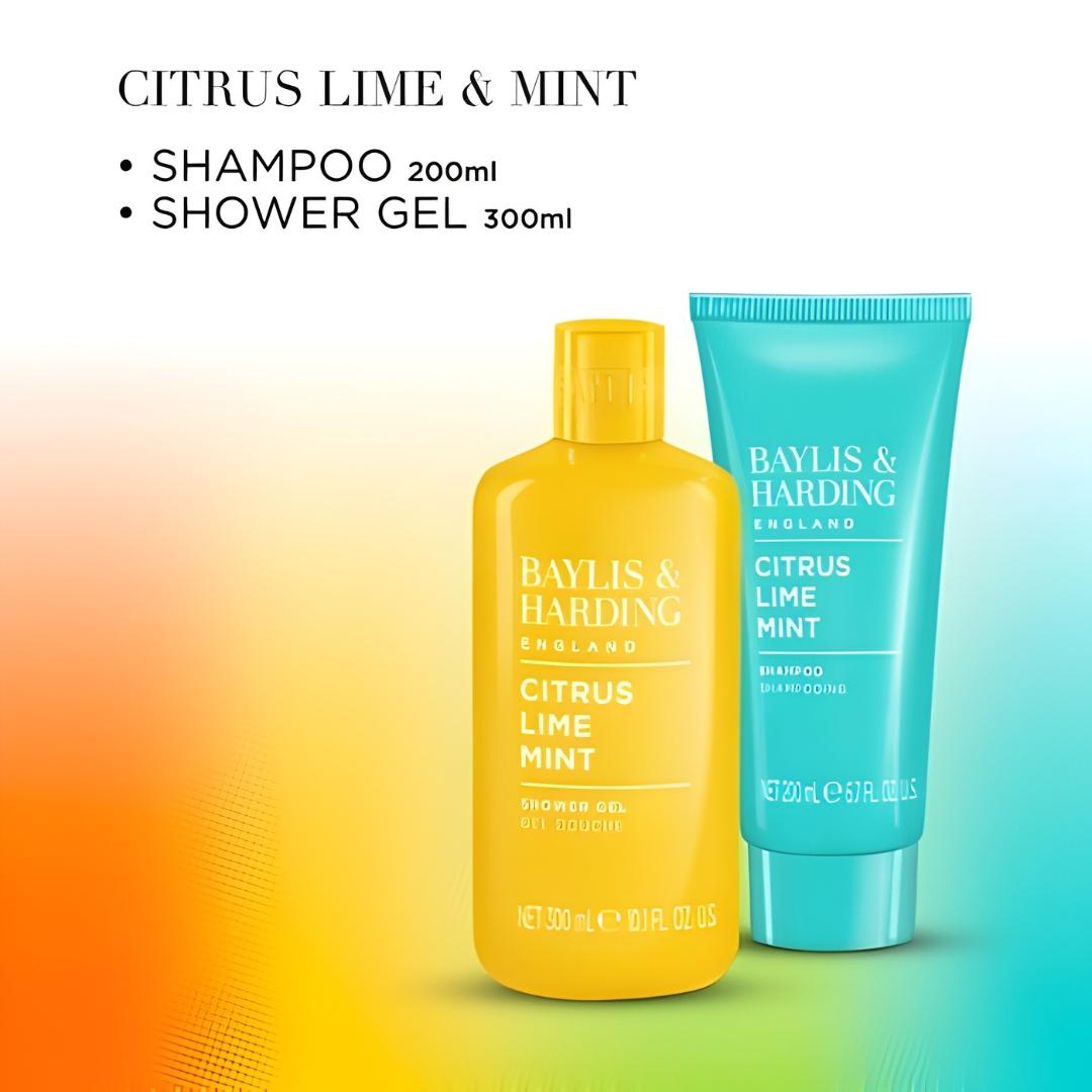 Gift Set - Citrus, Lime & Mint Mens Refreshing Shower Kit