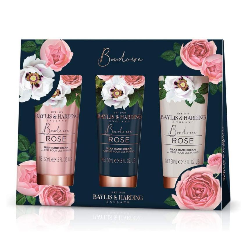 B&H Boudoire Rose 3 Hand Cream Set